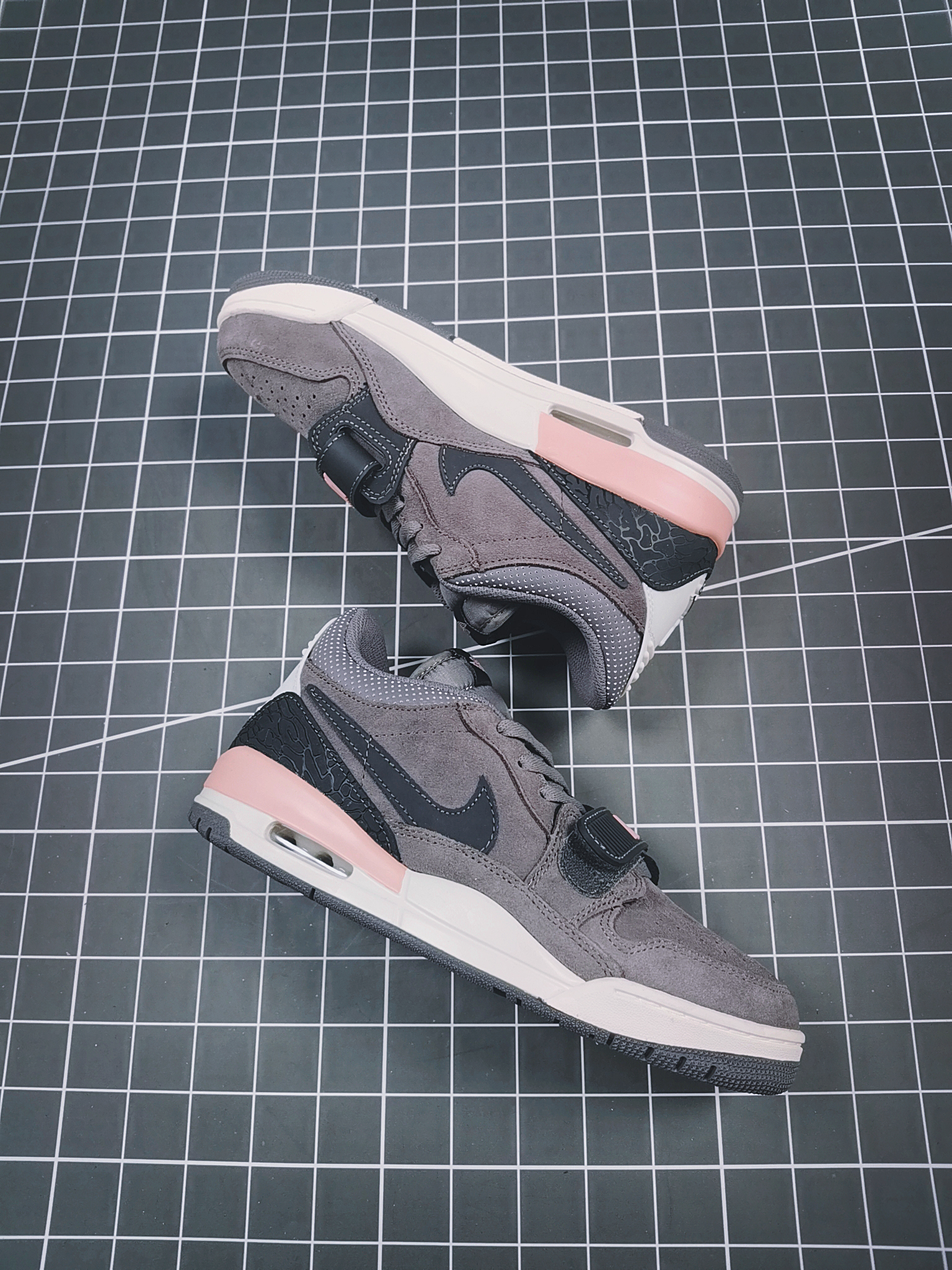 2021 Jordan Legacy 312 Low Carbon Grey Black Pink Shoes - Click Image to Close